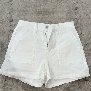 J. Crew Women's White Cargo Shorts
